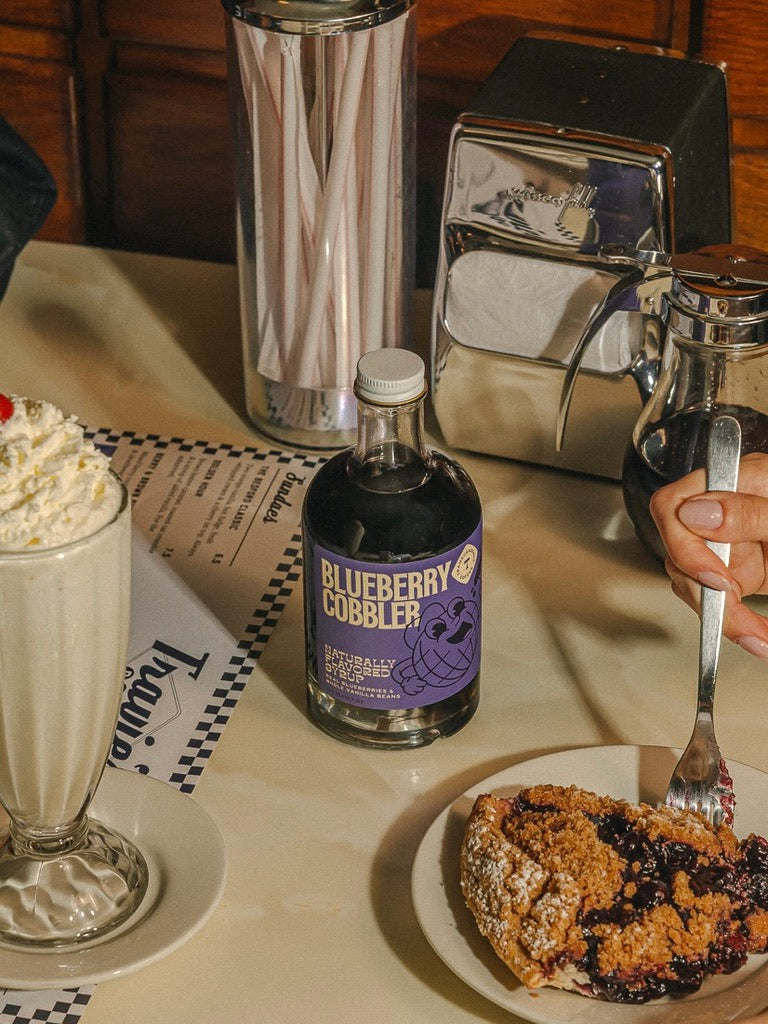 Blueberry Cobbler Syrup