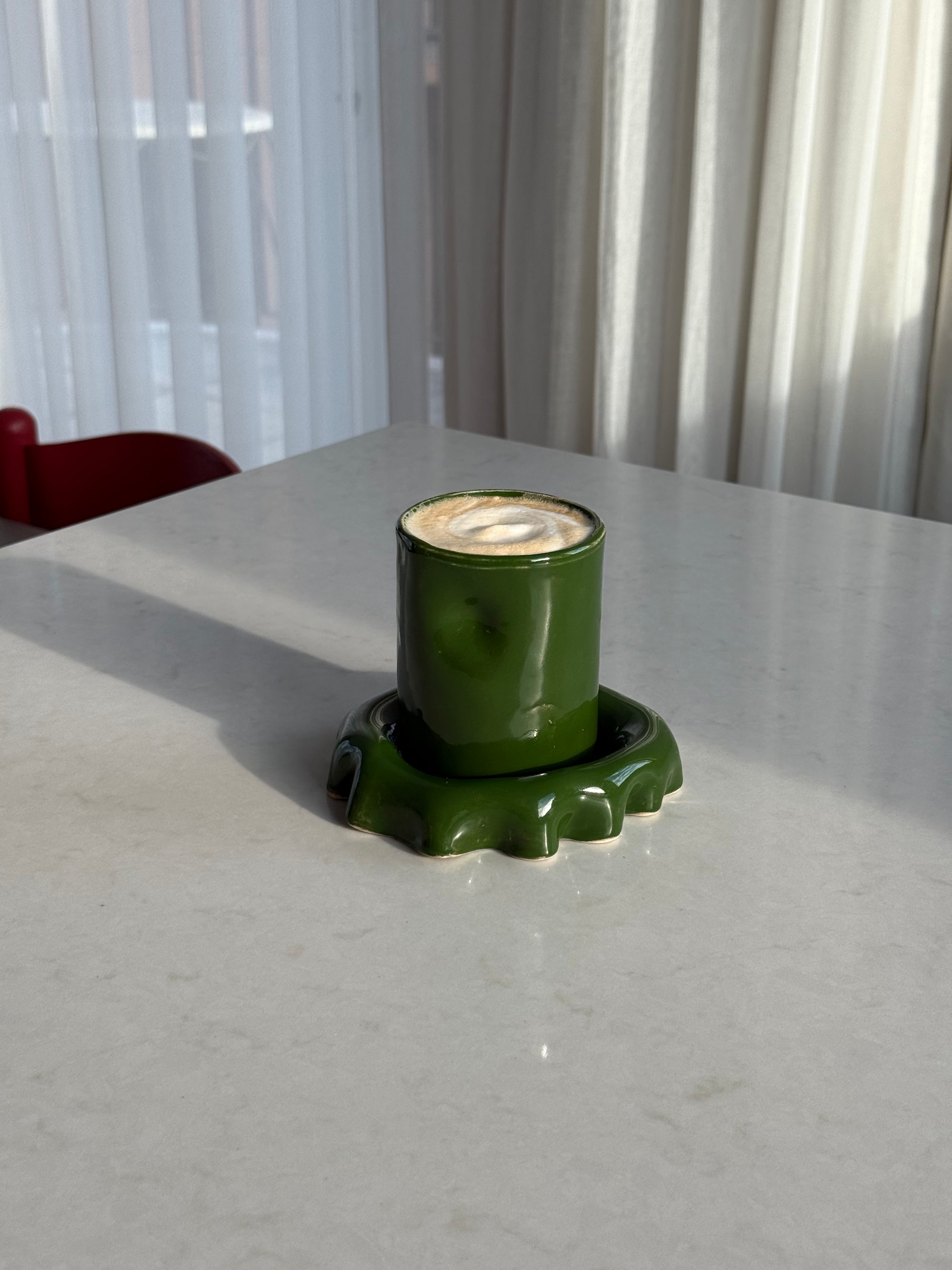 Goobs Ceramics x Transcendence Cup & Saucer