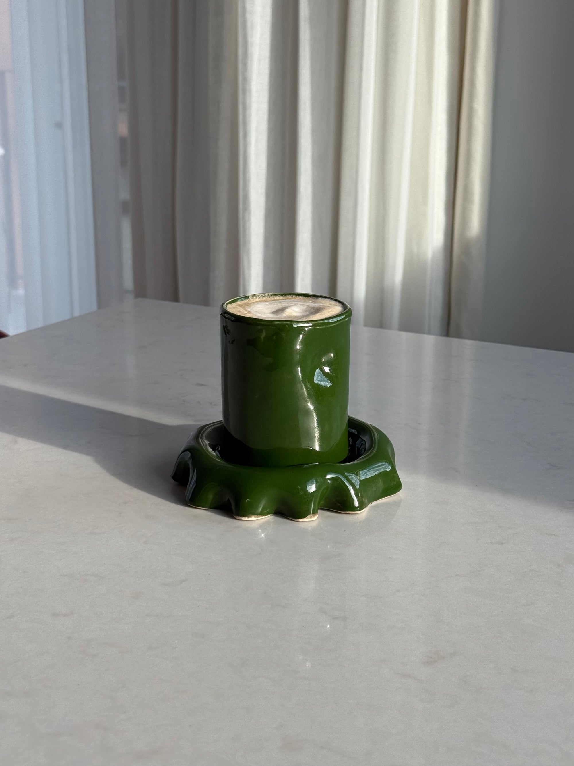 Goobs Ceramics x Transcendence Cup & Saucer